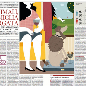 Ilustración Corriere della Sera